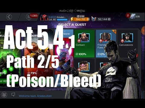 Act 5.4.1 Path 2/5 (Poison/Bleed Path) - Marvel Contest of Champions