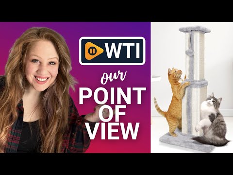 Topmart 31"" Tall Cat Scratching Post for Indoor Cats Kittens - WTI product video review