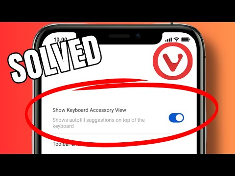 How to enable the keyboard accessory in Vivaldi