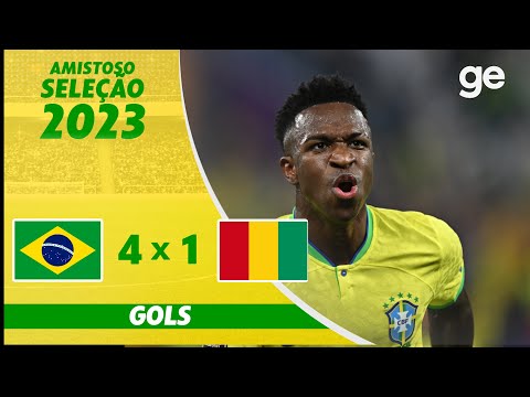 Gols e lances de Brasil x Guiné