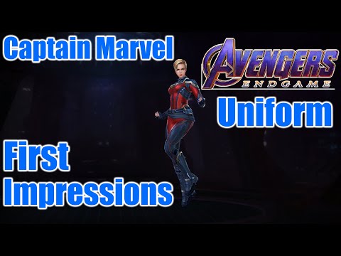 Captain Marvel Endgame uniform First Impressions and Thoughts (MFF)