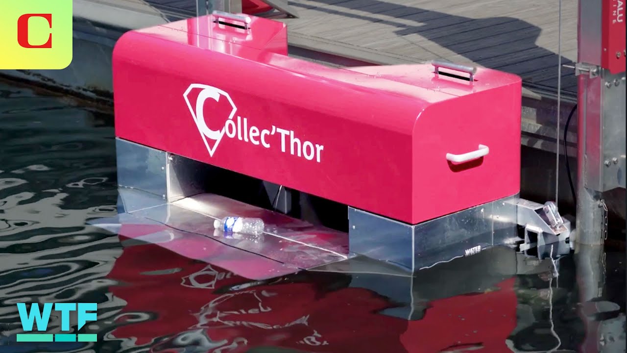 Trash Collecting Machines are Cleaning Lakes and Beaches