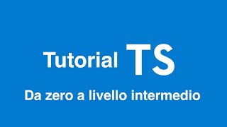 Configurare un progetto in TypeScript