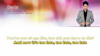 Darin "You're out of my life" - lyrics - Sing along