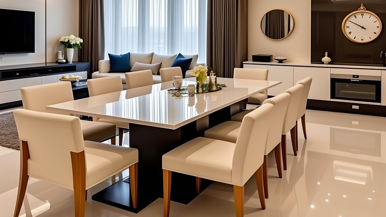 100 Stylish Modern Dining Room Design Ideas 2026 | New Wooden Dining Tables & Home Interior Trends