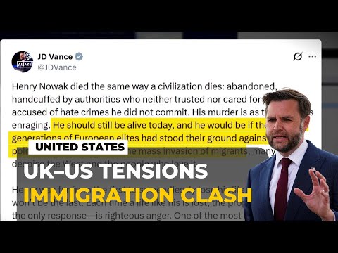 JD Vance Sparks Row With UK Government Over Immigration Remarks
