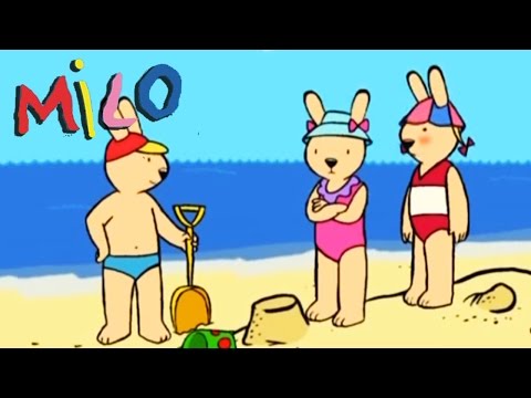 Milo - A la mer: coquillages et crustacés, la classe de mer, le Phare | Dessin animé pour enfants