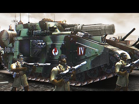 UNIFICATION MOD 2022 ► Steel Legion Artillery vs Orks! - Warhammer 40.000: Dawn of War: Soulstorm