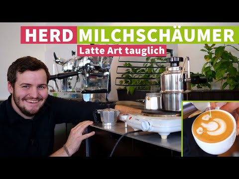 Bellmann Herd Milchschäumer - Top für Cappuccino + Latte Art