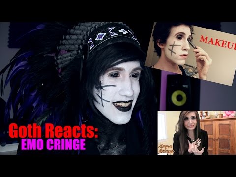 Goth Reacts to Emo Cringe Compilation.