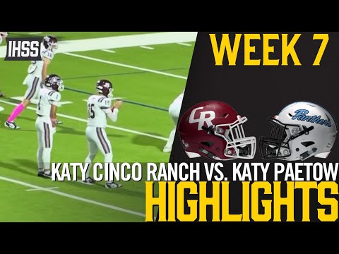 Cinco Ranch Secures Victory Over Paetow 41-27 in District Clash