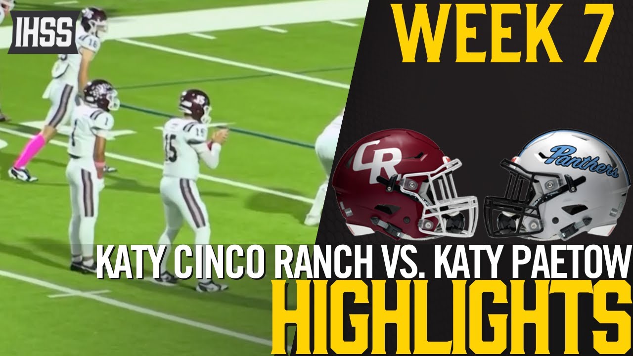 Cinco Ranch Secures Victory Over Paetow 41-27 in District Clash
