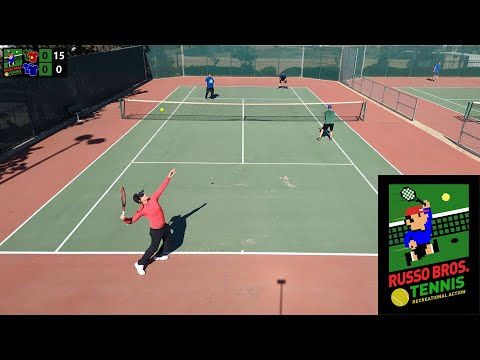 Tennis Match Full Amateur Recreational Doubles #1