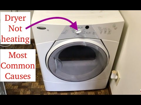 Whirlpool Dryer not heating or drying clothes- Most common causes!