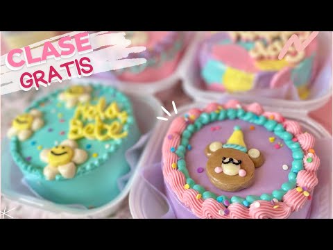 🌈 FREE Korean Cake Decorating Class 🎂 LUNCHBOX CAKE 🤑 EARN MONEY SELLING CAKES