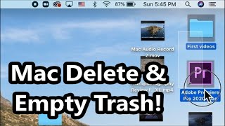 MacBook How to Delete Files & Empty the Trash