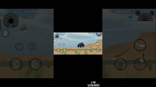 slow driving jumping stunts game black defender car mega ramp 🏡 gameplay indian vehicle #shorts.