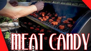Backyard Pork Belly Burnt End Meat Candy