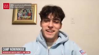 Camp Nominingue video review by Alumnus Quentin Frenette