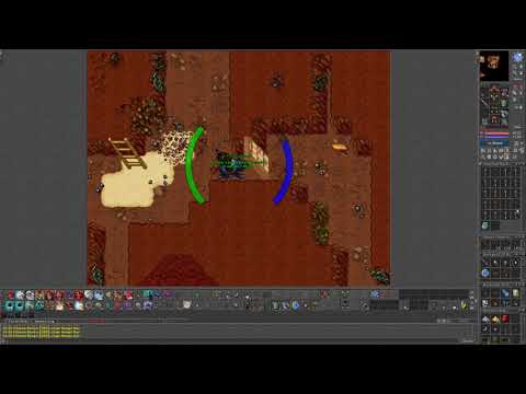 Tibia PK escape routes - Jakundaf Desert Hall of lost doors