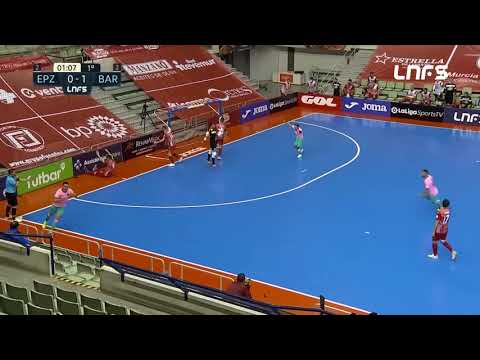 Gol Sergio Lozano (0-2) ElPozo Murcia - Barça FS.J12, 1Div. LNFS