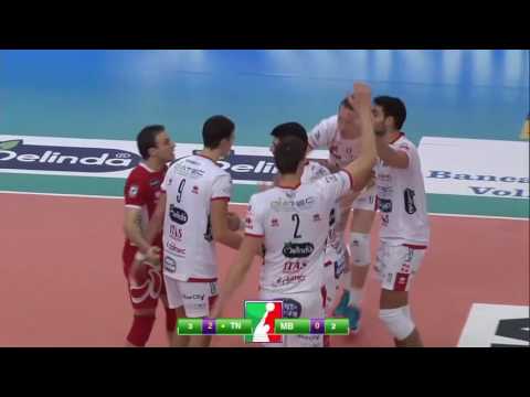Superlega A1: Highlights. Trentino-Monza