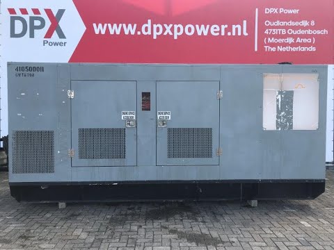 DPX Power: Loadtest FG Wilson P550E3 Generator set - DPX-11830