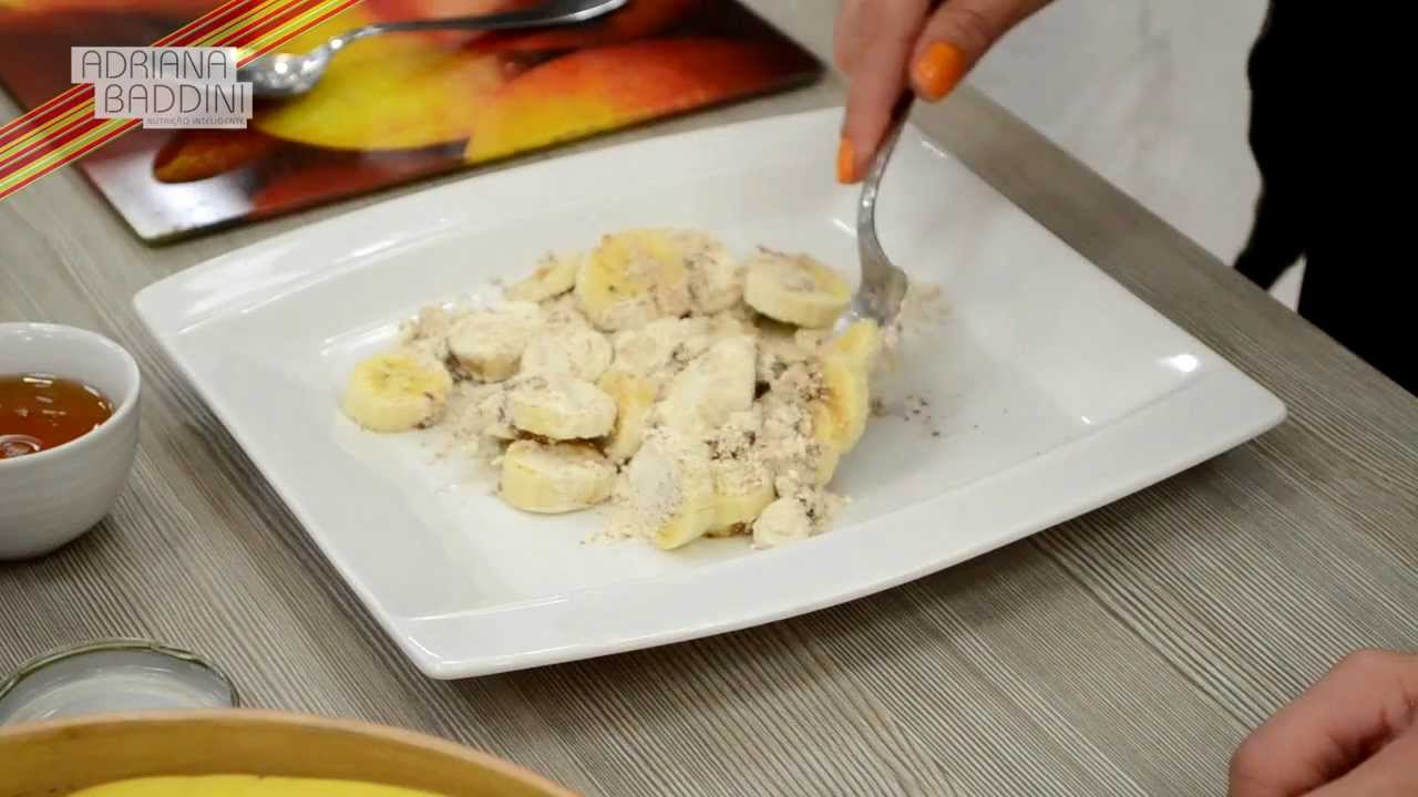 Lanche Pós Treino - Nutrição Inteligente com Adriana Baddini