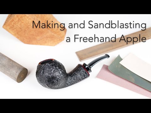 Handcrafting a Freehand Pipe - a Danish inspired Apple made from Briar and Ebonite