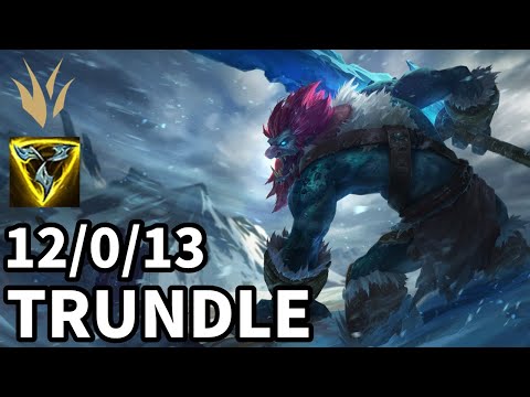 Trundle Jungle vs Nidalee - Ranked Challenger - Patch KR 12.16