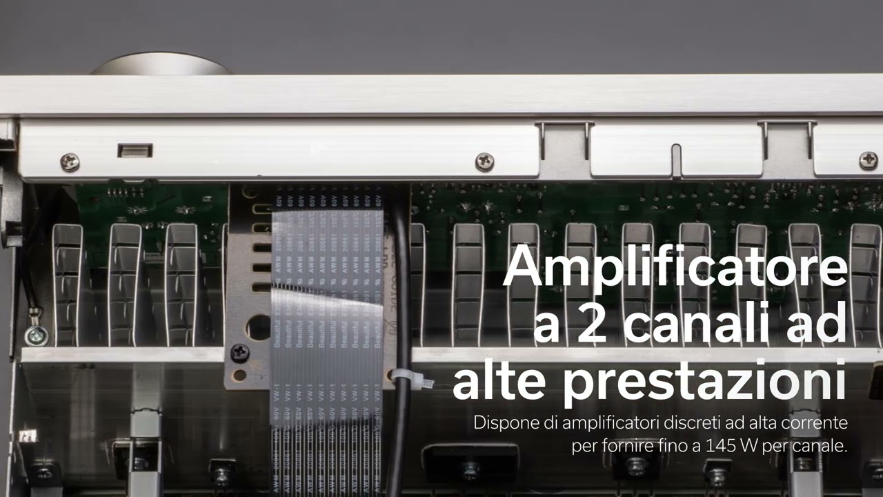 Denon Ricevitore di rete stereo DRA-900H Argento Denon Ricevitore di rete stereo DRA-900H Argento