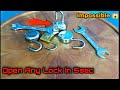 Open Lock Without Key In 5sec Crazy Anurag