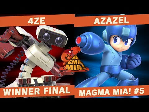 4ze(Rob) vs Azazel(Megaman) - WINNERS FINAL - MAGMA MIA! #5