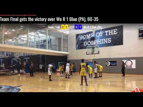 Elevate Hoops   Proving Ground NY, Team Final, We R 1 Blue PA 1st half