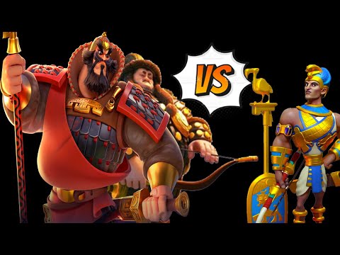 Xiang Yu/Khan VS Ramesses - Rise of kingdoms in 2021
