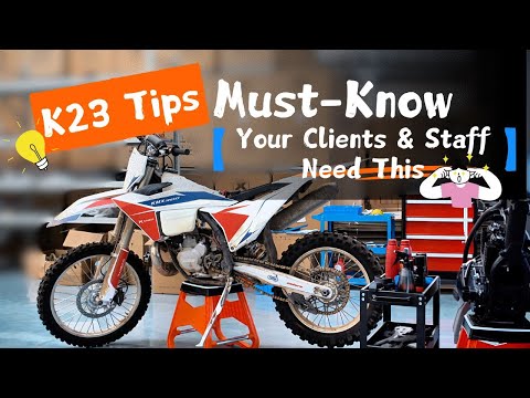 Pro Tips to Maintain Your K23 | Must-Watch for Riders, Dealers & Staff