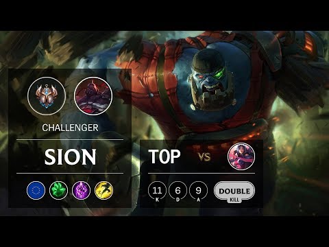 Sion Top vs Irelia - EUW Challenger Patch 9.22