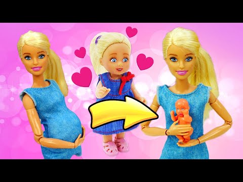 Spielzeug Video für Kinder mit Barbie | Magisches Schloss. Evi bekommt ein Brüderchen.