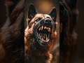Angry German Shepherd Dog Barking