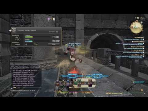 [FFXIV] Disciple of the Hand - Blacksmith Lv 55 Class Quest: The Good Fight