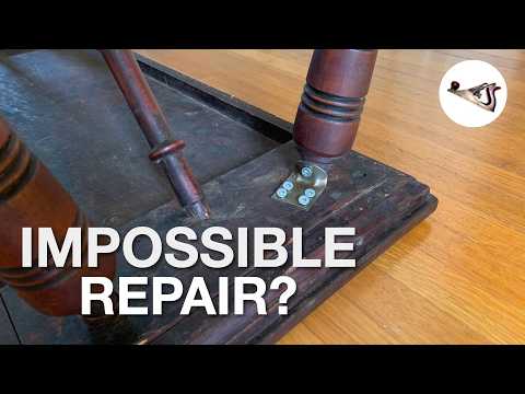A Bad Repair Made this Bench Nearly Impossible to Fix - Restoration by Fixing Furniture