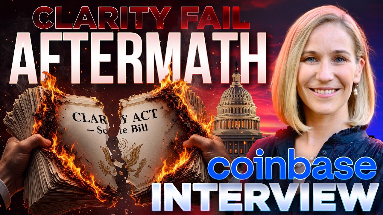CLARITY Fail Aftermath🔥Coinbase INTERVIEW Kara Calvert🚨