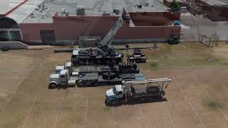 Truck Mounted Crane Drone Flyby | Video by Southwest Drone Tech | Tucson, Arizona