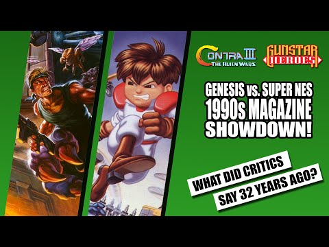 Contra III vs. Gunstar Heroes: 1990s Critics Pick the Winner
