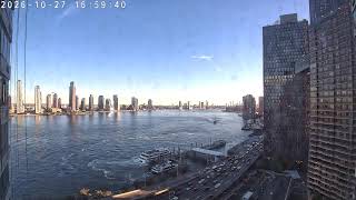 🔴 LIVE New York City Webcam | East River Ferry at East 34th St, Midtown Manhattan | NYC 24/7 live webcam