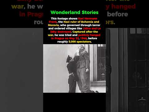 Karl Hermann Frank: The Nazi Ruler Executed in Public After WWII