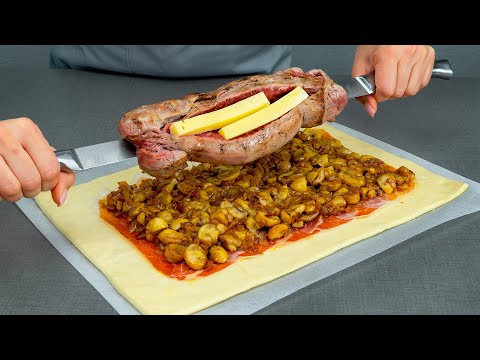 It has beaten any record! Pork tenderloin in puff pastry, according to a unique recipe