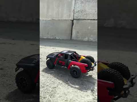 24th scale Trophy Truck whoops #rccar #trophytruck #ifs #baja1000 #fordraptor #udr #rc