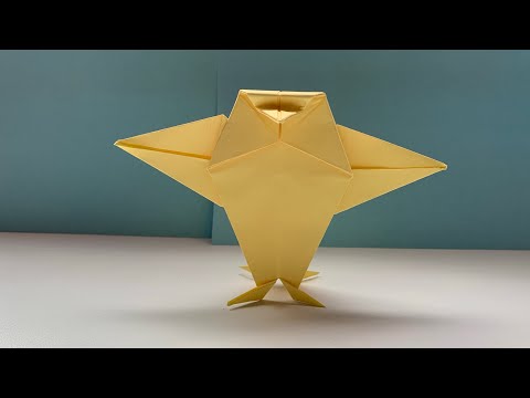 Origami - Coruja: Como Fazer Uma Coruja De Papel