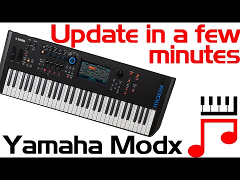 Update your yamaha modx in a few minutes, pro tip